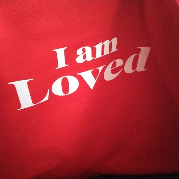 Sadie London I AM LOVED Black Tote Shopper - Picture 9 of 13